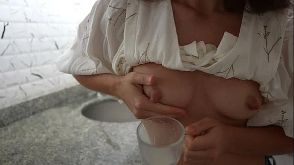 Do you wanna suck my lactating tits?