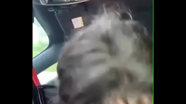Black sister sucking bbc in car