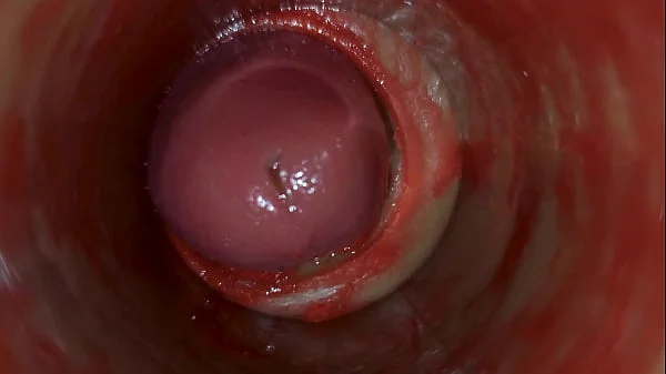 Camera Inside Deep Pussy Captures Huge Ejaculation of Sperm ASMR