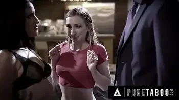 PURE TABOO Rich Man & His Submissive Wife Kissa Sins Lure Hitchhiker Gracie May Green To Their House