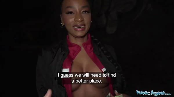 Public Agent - French Ebony Babe Loved Getting Fucked During Hard Sex