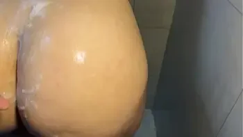 In the Shower with my Stepsister After College, she Asked me to Rub my Dick on Her but she won't let me Put it In Her Ass