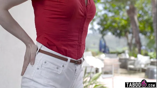 Super horny lesbian foursome at an all girls nudist retreat