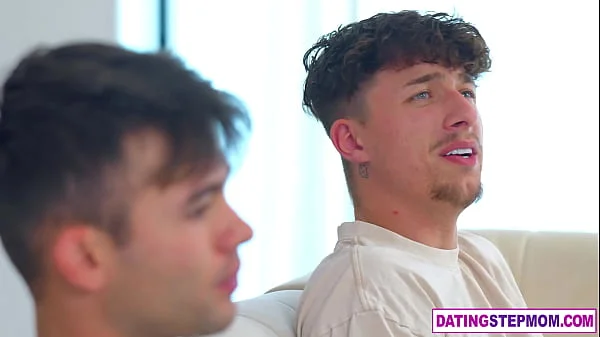 Stepmom MILF Taylor Wild anatomy lesson for her stepson and buddy