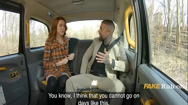 Female Cabbie Cant Let Him Go Without Ball Draining To A Date