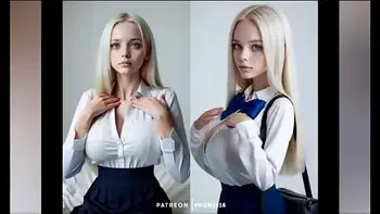 3D AI Breast Expansion Big Tits 2 Blondes POV wSound added