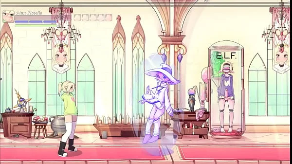 Max The Elf v0.4 [Femboy Hentai game PornPlay] Ep.8 gangbang by the succubus naughty army