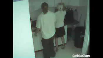 Office slut is fucked in the staff room