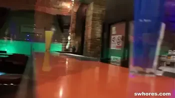 Amateur stripper fucks and grinds in POV at the club