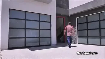 Cute teen with fox tail butt plug fucked hard