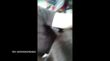 Asian Wife Blowjob on the bus