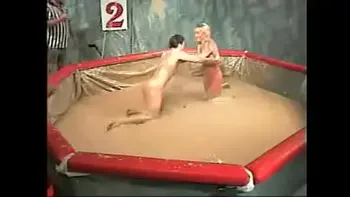 Retro Mud Wrestling