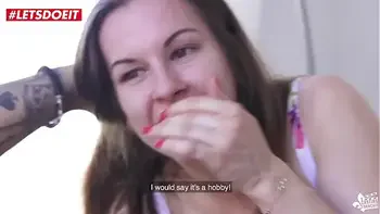 LETSDOEIT - Petite Babe Fucked Hard At Casting By Muscular Guy