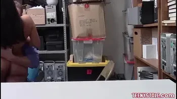 Busty latina suspect fucked by cop for freedom