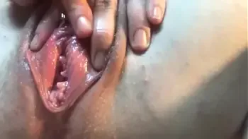 Close up- MILF Stella watches porn and plays with her clit head until she cums