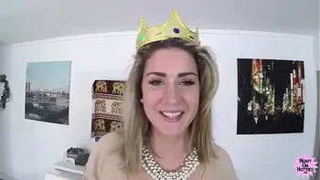 Messy Facial! Tall Blonde Gets Fucked And Spunked!