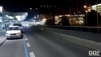 Czech blondie Sweet Cat's POV style blowjob & ball licking debut