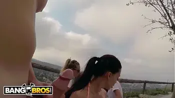 BANGBROS - Busty Hungarian Babe Aletta Ocean Fucked In Public Like A Whore