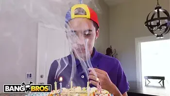 BANGBROS - Juan El Caballo Loco Gets MILF Reagan Foxx For His Birthday