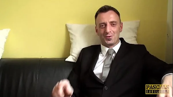 PASCALSSUBSLUTS - MILF Sasha Steele fed cum after BDSM sex