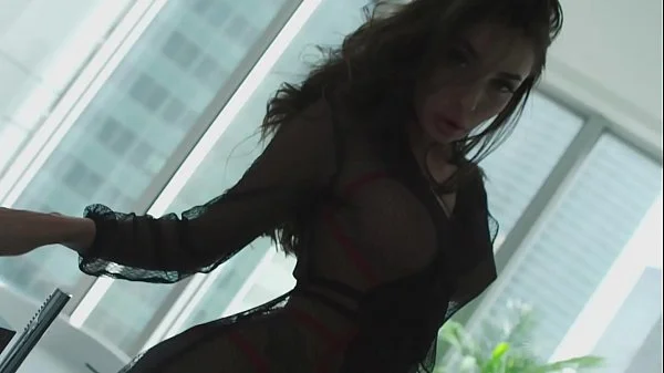 Busty russian babe Megan teasing from the bathtub