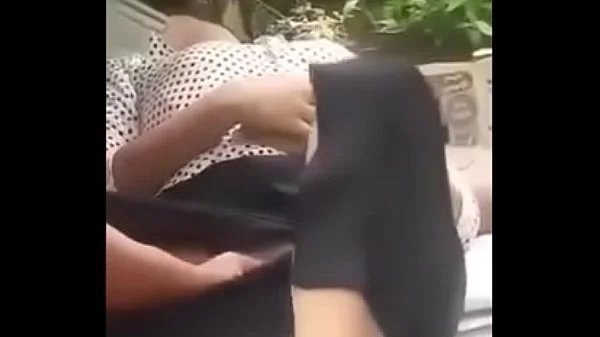 myanmar couple outdoor good hand play