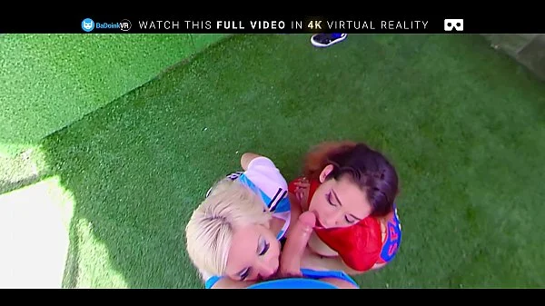 BaDoink VR Celebrating Winning Goal In FFFFM Group ORGY