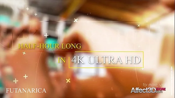 Big tits lesbian futa beauties enjoying yoga tantric sex in a cool animation