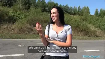 Public Agent Firm assed hottie loved getting fucked outdoors