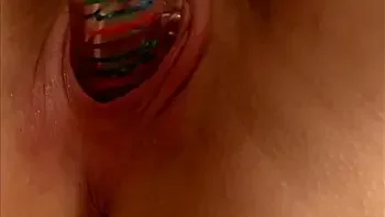 Busty Young Dancer stretching in Knee High Stockings. Big Natural Tits Dildo Masturbation & Orgasm. Big boobed Teen Amateur Fingering and Fucking herself in sexy 80s Aerobic callback sex tape.