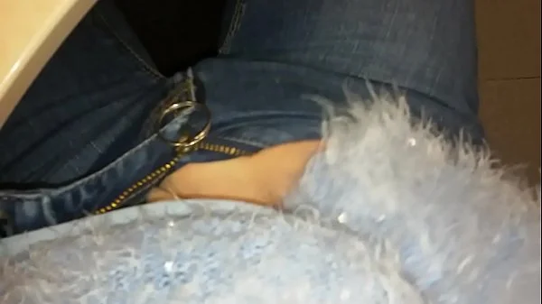 Girl Masturbates at work