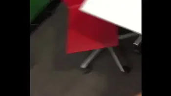 Amateur couple have sex in classroom