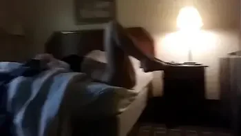 Young Woman Blacked at Hotel room Homemade