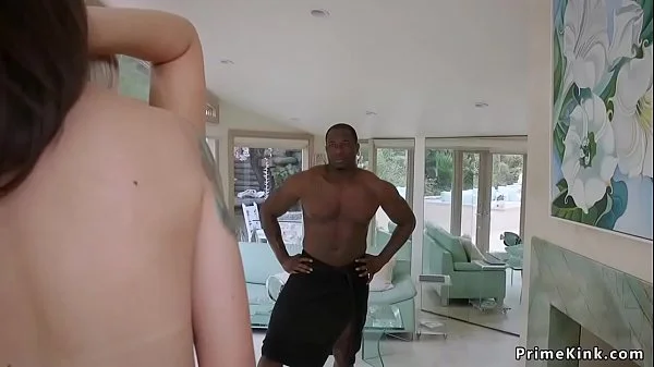 Black bf caught teen licking step mom