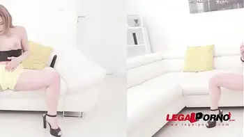 Alexa Flexy monster cock anal training & DP for Gonzo SZ2163