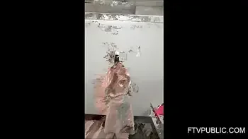 Teen masturbates in public changing room