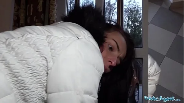 Public Agent Multiple orgasms as tight wet warm pussy drains agents balls