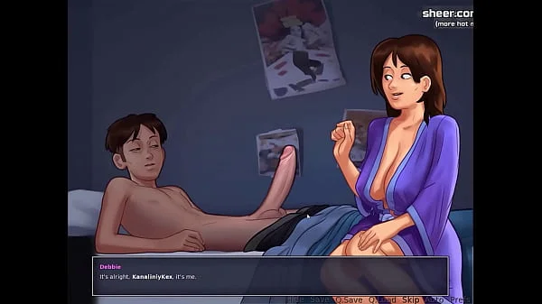 Wild sex with stepmom at night in bed l My sexiest gameplay moments l Summertime Saga[v018] l Part 11