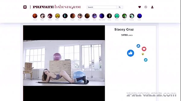 Private.com - Fit Babe Stacy Cruz Blows & Bangs Cock At Gym!