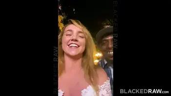 BLACKEDRAW Blonde cutie tourist finds BBC in the big city