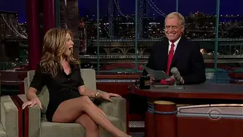 Jennifer Aniston Shows Off Her Hot Legs
