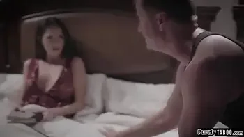 Mum convinces teen to fuck her stepdad