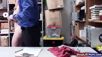 Teen shoplifter rammed by store security