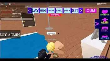 A Hot Blonde Roblox Lesbian licks a Nervous Latino girl as she moans