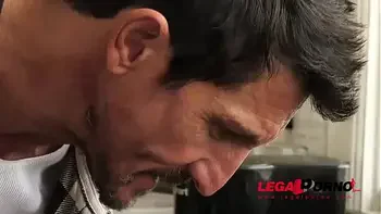 Gorgeous brunette stunner Anissa Kate receives loads of cum across her tits GP675