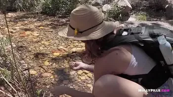 Cum in my Pussy Twice!! Naughty Public Double Creampie for Perfect Young Amateur Babe - Molly Pills - Outdoor POV Fucking 1080p HD