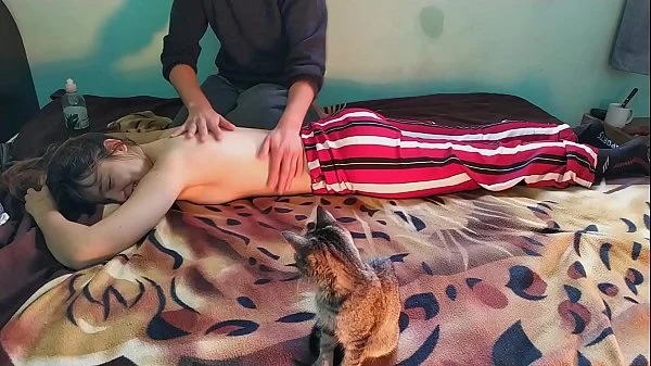 Friendship night ends in hot massages and passionate sex