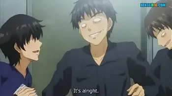 boyfriend loves to see his girlfriend being fucked by a group of workers - Hentai