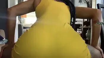 You Can See My Fat Pussy Lips Beneath My Dress