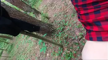 Public sex and Blowjob teen in forest- extreme sex, a lot of adrenaline sperm- amateur teen